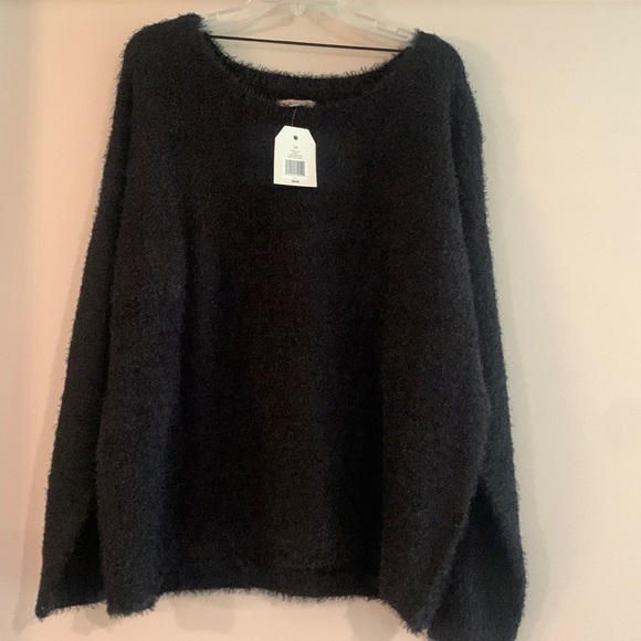 Wonderly CURVY size 1X sweater Black - Picture 1 of 7